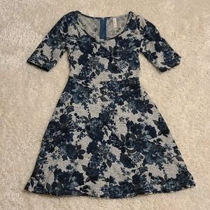 Floral A-line Dress